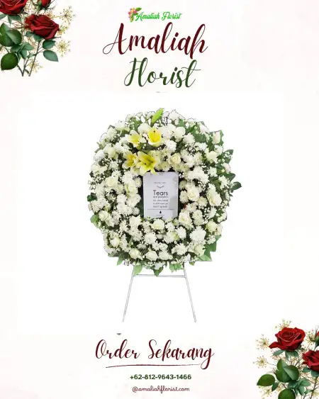 Krans Bunga Duka Asem